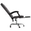 vidaXL Reclining Office Chair Grey