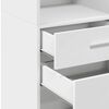 vidaXL Highboard White Engineered Wood Tall and slim Highboard