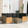 vidaXL Garden Sofa Set Grey, Dark Grey
