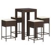 vidaXL Garden Bar Set Brown
