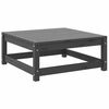 vidaXL Garden Lounge Set Grey Solid Pine Wood Medium Modular