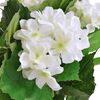 vidaXL Artificial Plant White,Pale Green Plastic,Iron Wire,Polyester