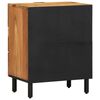 vidaXL Bedside Cabinet with Drawer Brown 19.69 x 12.99 x 24.41 in