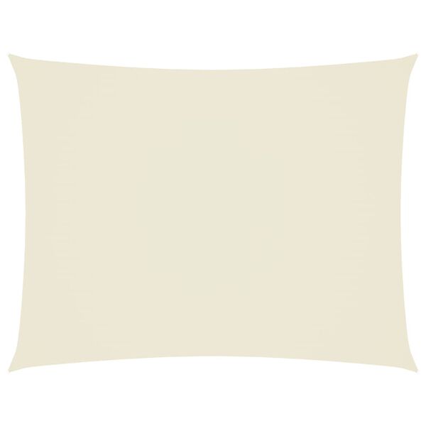 vidaXL Sunshade Sail Oxford Fabric Rectangular 13.1x19.7' Cream