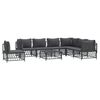vidaXL Garden Lounge Set Anthracite