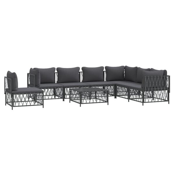 vidaXL Garden Lounge Set Anthracite