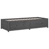 vidaXL Day Bed Gray Solid pine wood, plywood Small