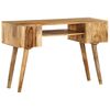 vidaXL Writing Desk Varies by piece Solid mango wood 45.3 x 18.5 x 29.9 in