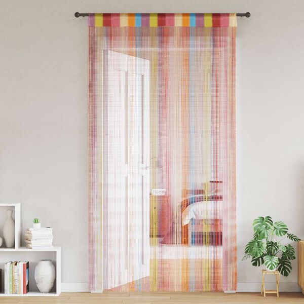 vidaXL String Curtains 2 pcs Multicolour 55.1x98.4"
