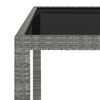 vidaXL Garden Table Set of 3 Grey