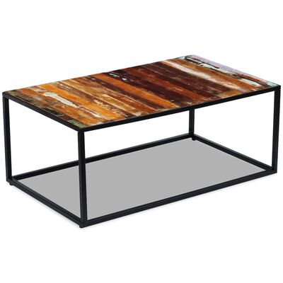 vidaXL Coffee Table Solid Reclaimed Wood 39.4"x23.6"x15.7"