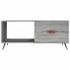 vidaXL Coffee Table Gray Sonoma Engineered wood, Iron Medium