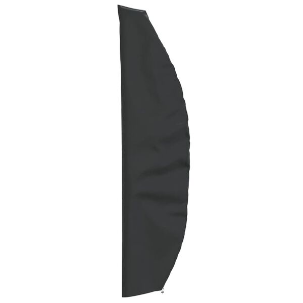 vidaXL Garden Umbrella Cover Black 420D Oxford fabric with PU coating