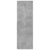 vidaXL Corner Cabinet Concrete Gray Engineered wood Compact Minimalist