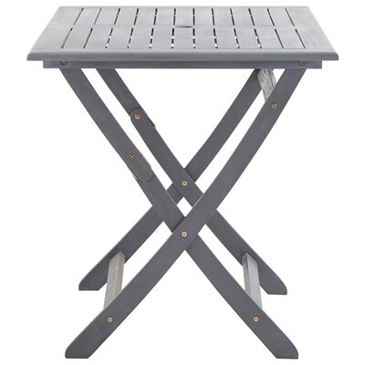 vidaXL Folding Patio Table 47.2"x27.6"x29.5" Solid Acacia Wood