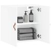 vidaXL Wall Cabinet White Engineered wood Medium Wall Cabinet