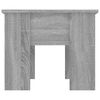 vidaXL Coffee Table Gray sonoma Engineered wood Compact