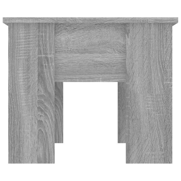vidaXL Coffee Table Gray sonoma Engineered wood Compact