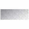 vidaXL Stair Tread Rectangular 2 pcs Silver 31.50 x 11.81 in Aluminium