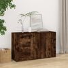 vidaXL Sideboard Smoked Oak Engineered Wood Compact Sideboard