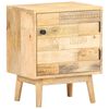 vidaXL Bedside Cabinet Natural wood Solid mango wood Medium Storage
