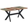 vidaXL Dining Table Multicolour, Black