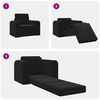 vidaXL Sofa Bed Black 38.58 x 27.95 x 32.68 in Velvet
