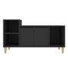 vidaXL TV Cabinet Black Engineered wood 39.4 in x 13.8 in x 21.7 in