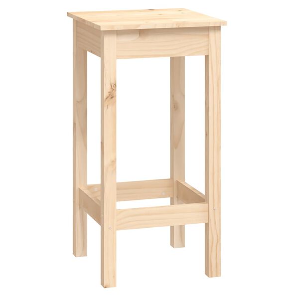 vidaXL Bar Set Natural Pine Solid pinewood Large Simplistic Bar Set