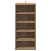 vidaXL Shoe Cabinet Artisan Oak Engineered Wood Medium Shoe Cabinet