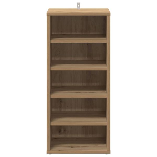 vidaXL Shoe Cabinet Artisan Oak Engineered Wood Medium Shoe Cabinet