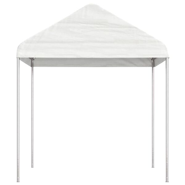 vidaXL Gazebo With Roof White Polyethylene Extra Large Durable
