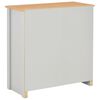vidaXL Sideboard Grey Engineered wood with melamine Medium Sideboard