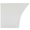 vidaXL Wall-mounted Basin Ceramic White 19.69x17.72x16.14"