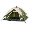 vidaXL Camping Tent Dome 4-Person Green Quick Release