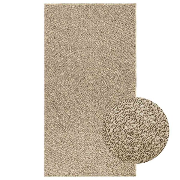 vidaXL Rug Beige 100% Polypropylene 31.5 x 59.1 in Durable Rug