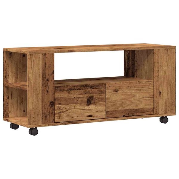 vidaXL TV Cabinet Old Wood Engineered Wood 40.2 x 13.6 x 16.9 in