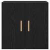 vidaXL Wall Cabinet Black Oak 23.62 x 11.81 x 23.62 in Engineered Wood