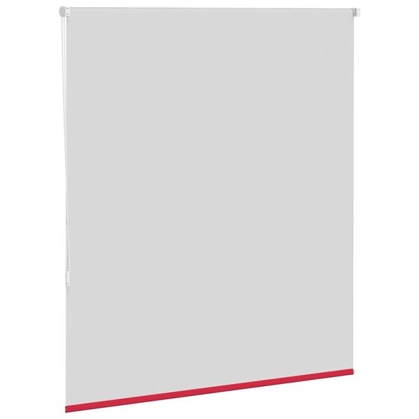vidaXL Roller Blind Red Polyester 53x68.9 in Height-Adjustable