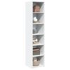 vidaXL Highboard White Engineered wood 72.8 in tall highboard Highboard