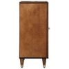 vidaXL Sideboard with Shelf 2 pcs Honey brown 23.62 x 12.99 x 29.53 in