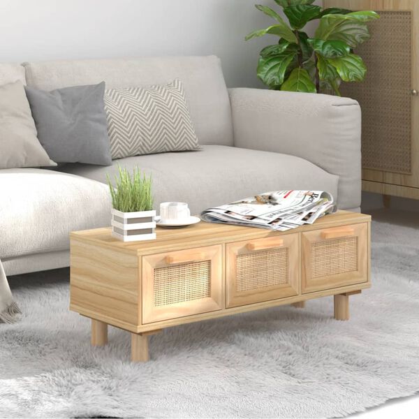 vidaXL Coffee Table Brown Engineered wood Small Coffee Table