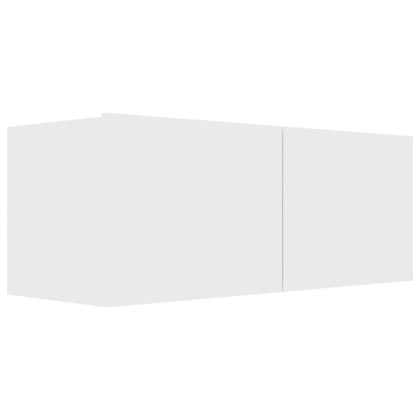 vidaXL TV Cabinet Set Set of 4 White Engineered wood Medium