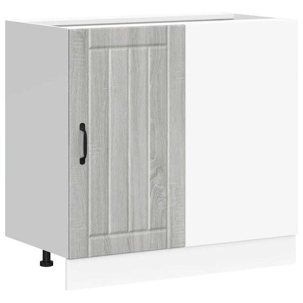 vidaXL Kitchen Wall Cabinet Adjustable Feet Sink Base Cabinet Rectangular