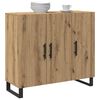 vidaXL Sideboard Artisan Oak 35.43 x 13.39 x 31.50 in Engineered Wood