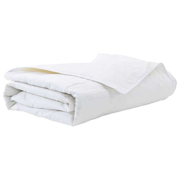 vidaXL Summer Duvet White 61.02 x 86.61 in Feather
