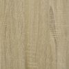 vidaXL Wall Mounted TV Cabinet Sonoma Oak Engineered Wood Compact