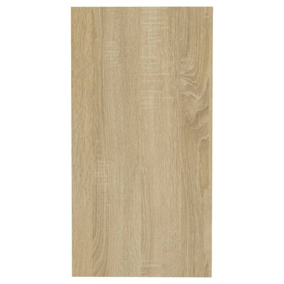 vidaXL Side Table Sonoma Oak 19.7"x10.2"x19.7" Engineered Wood