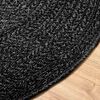 vidaXL Rug Anthracite 100% Polypropylene &Oslash; 78.7 in
