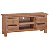 vidaXL TV Stand 39.4"x11.8"x17.7" Solid Wood Mahogany